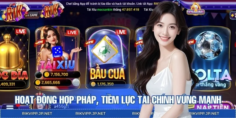 Giấy phép giúp RIKVIP đảm bảo tiềm lực tài chính hùng hậu
